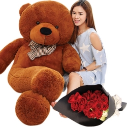 Send Giant Teddy Bear with Rose to Philippines