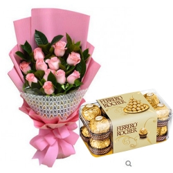 send mothers day flower with chocolate to manila