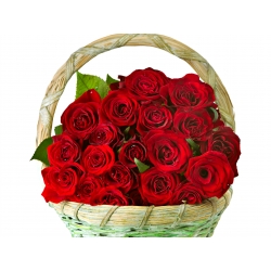 send 24 red roses in basket to manila,send roses to philippines
