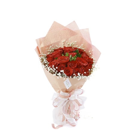12 Red Roses Bouquet Delivery to Manila Philippines