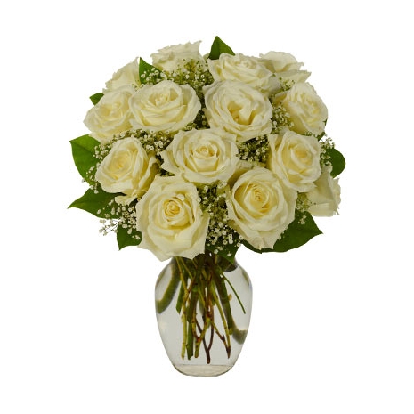 White Roses Bouquet Delivery to Manila Philippines